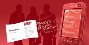 abbyy business card reader salesforce